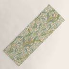 William Morris style lily of the valley light Yoga Mat Gallery Image 1