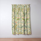William Morris style lily of the valley light Window Curtain Gallery Image 3