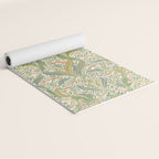 William Morris style lily of the valley light Yoga Mat Gallery Image 2