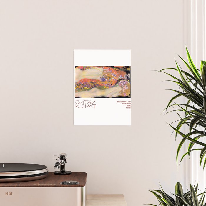 Water Serpents by Gustave Klimt Poster Gallery Image 2