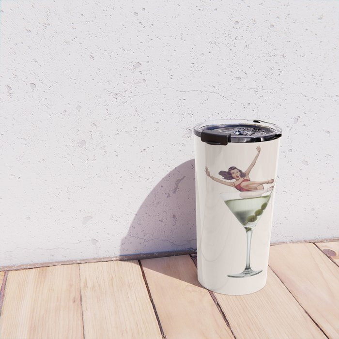 dirty martini 2 peach Travel Mug Gallery Image 4