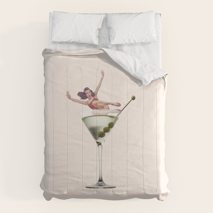 dirty martini 2 peach Comforter Gallery Image 1