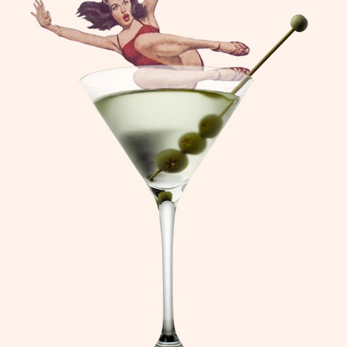 dirty martini 2 peach Coffee Mug Gallery Image 2