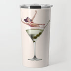 dirty martini 2 peach Travel Mug Gallery Image 1