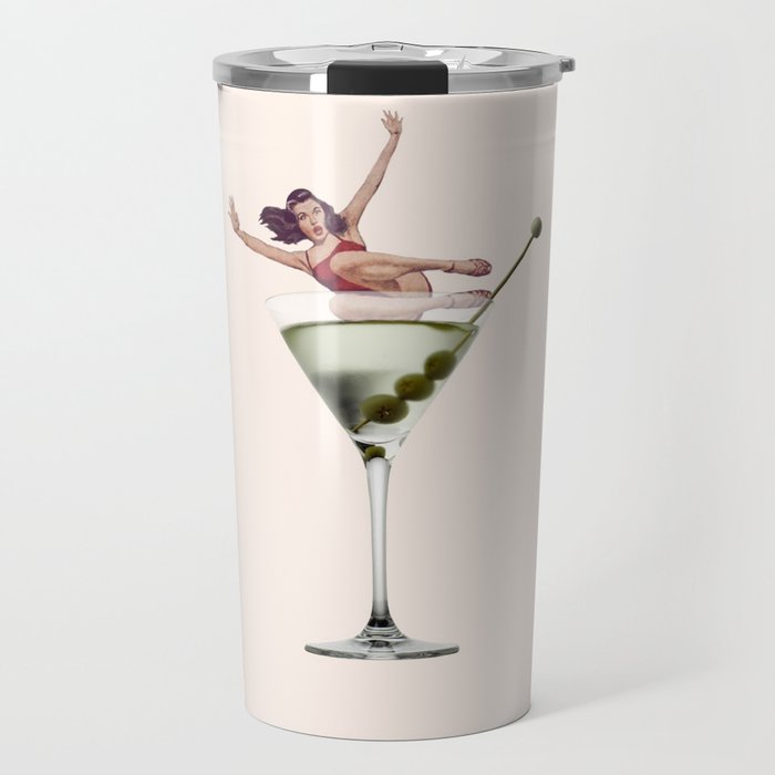 dirty martini 2 peach Travel Mug Gallery Image 1