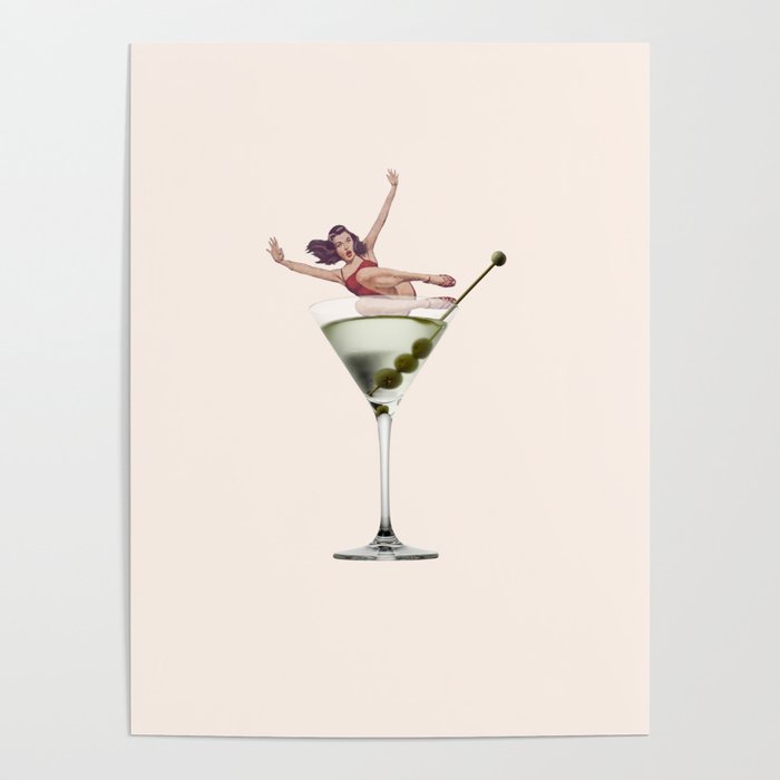 dirty martini 2 peach Poster Gallery Image 1