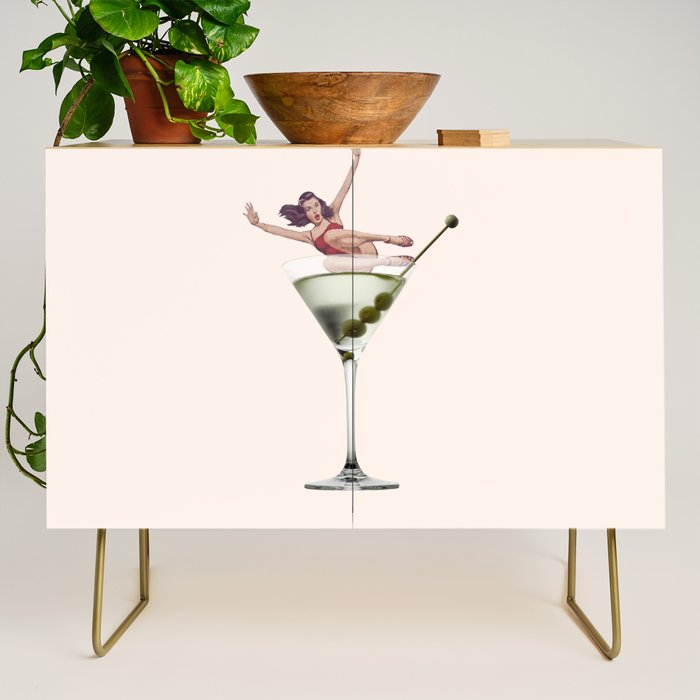 dirty martini 2 peach Credenza Gallery Image 1