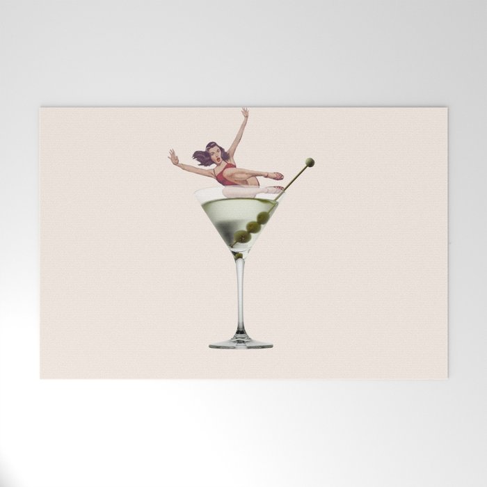 dirty martini 2 peach Welcome Mat Gallery Image 1