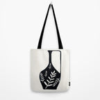 Minimal Abstract Art Vase 21 Tote Bag Gallery Image 2