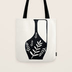 Minimal Abstract Art Vase 21 Tote Bag Gallery Image 1