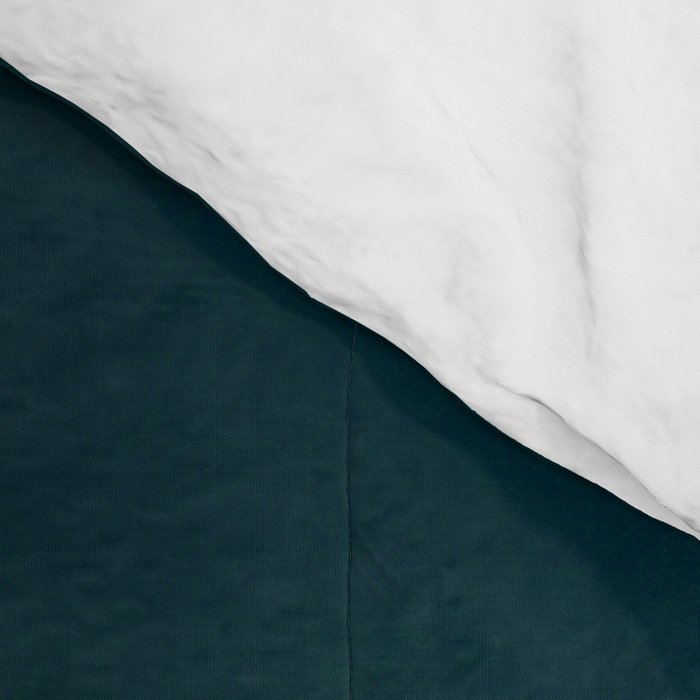 color trend petrol dark blue plain Comforter Gallery Image 4