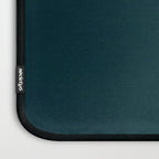 color trend petrol dark blue plain Laptop Sleeve Gallery Image 3
