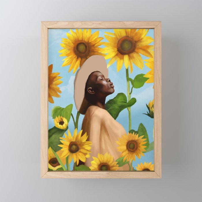 Golden Reflections Mini Art Print Gallery Image 1