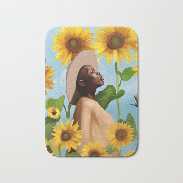 Golden Reflections Bath Mat Gallery Image 1