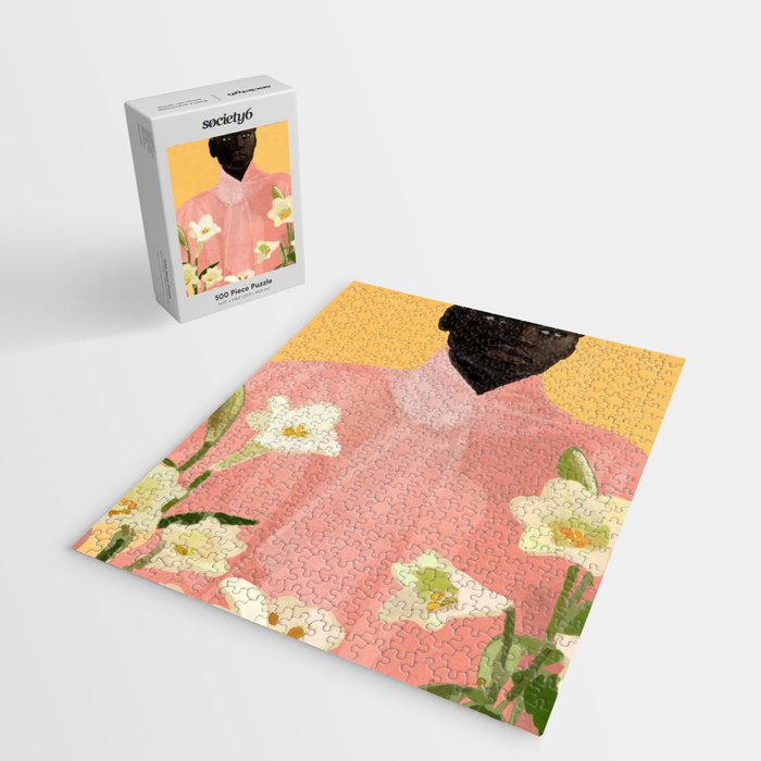 Girl Holding Flowers 2 Jigsaw Puzzle Gallery Image 2