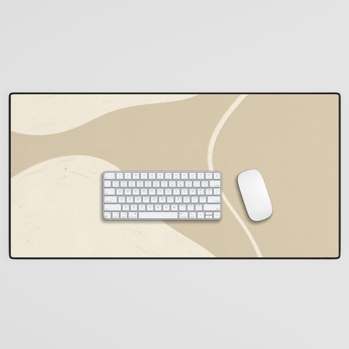 Neutral Shapes #1 Desk Mat Gallery Image 1