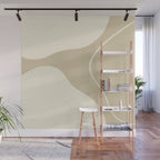 Neutral Shapes #1 Wall Mural Gallery Image 1