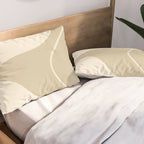 Neutral Shapes #1 Pillow Sham Gallery Image 2