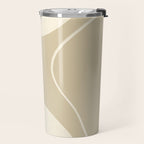 Neutral Shapes #1 Travel Mug Gallery Image 2