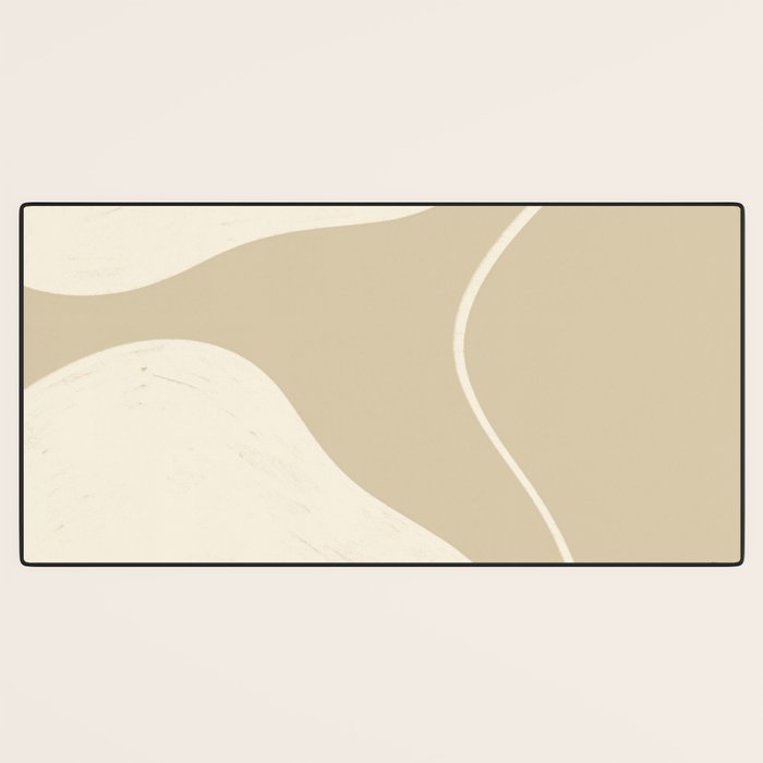 Neutral Shapes #1 Desk Mat Gallery Image 3