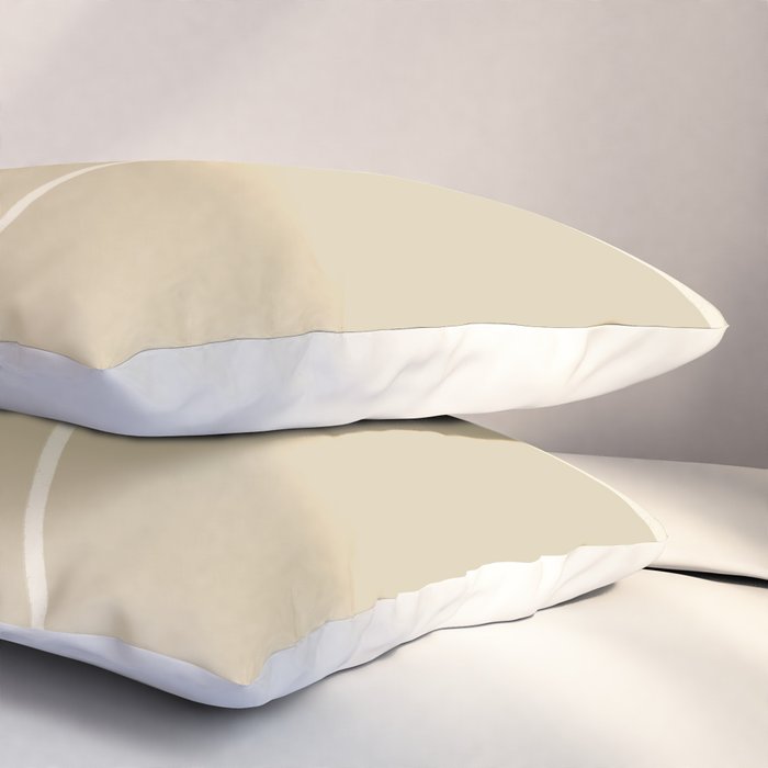 Neutral Shapes #1 Pillow Sham Gallery Image 3