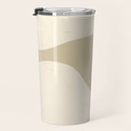 Neutral Shapes #1 Travel Mug Gallery Image 3