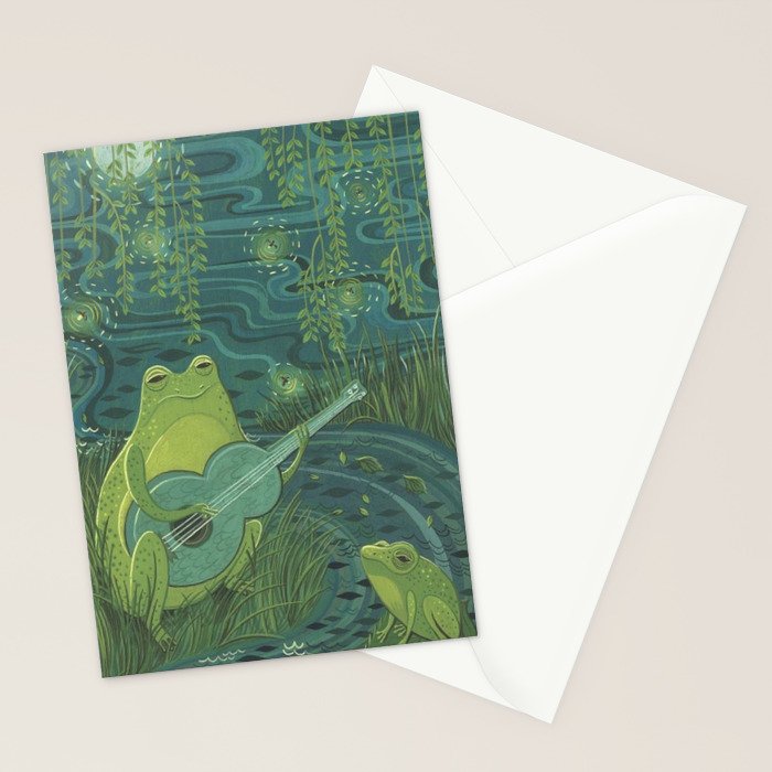Serenade Of A Frog Stationery Card Gallery Image 2
