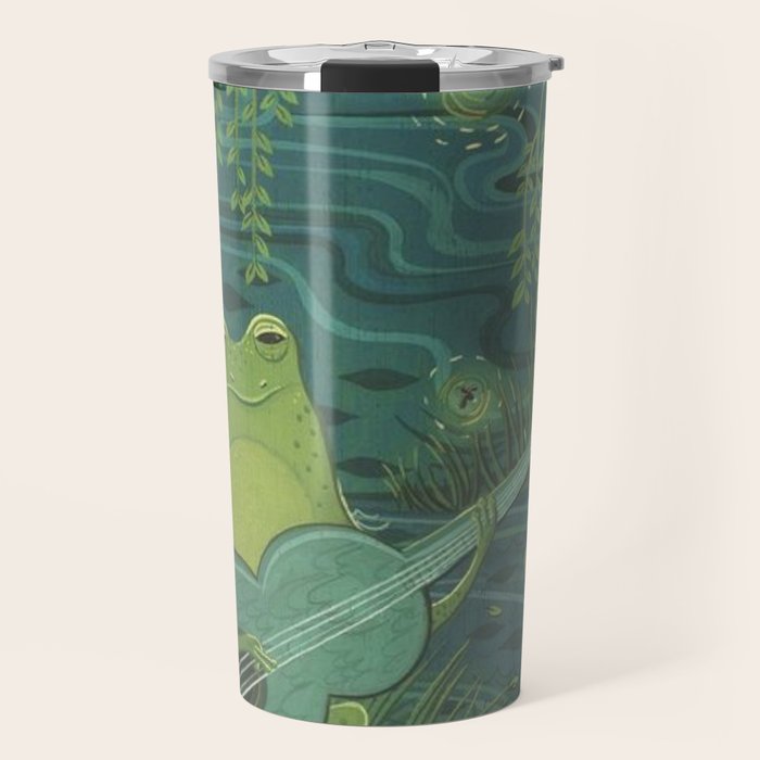 Serenade Of A Frog Travel Mug Gallery Image 1
