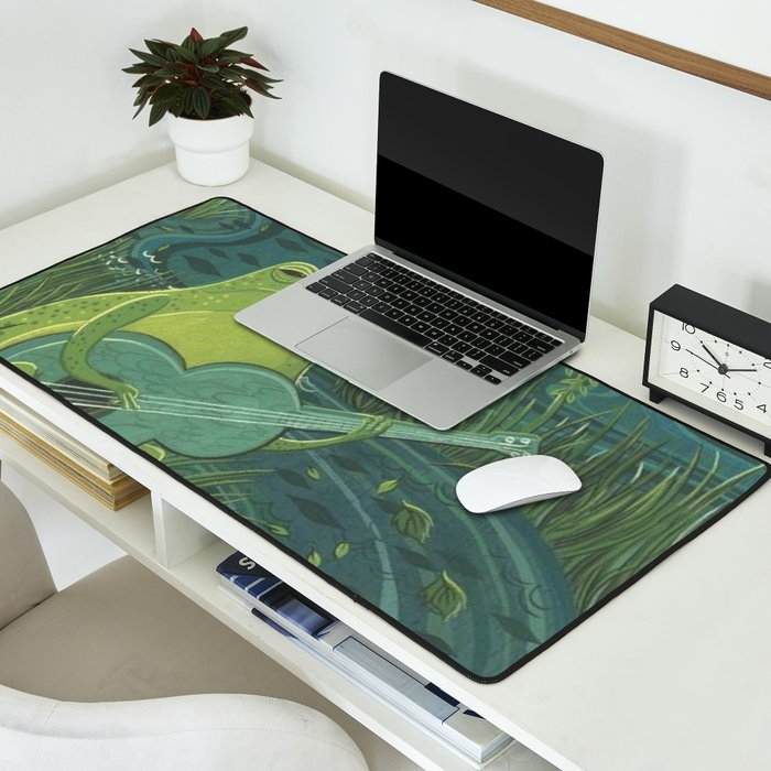 Serenade Of A Frog Desk Mat Gallery Image 2