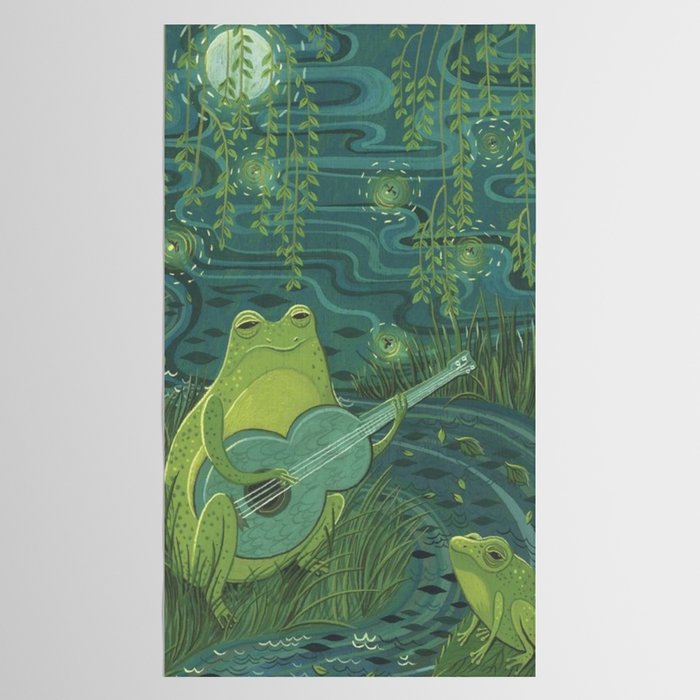 Serenade Of A Frog Tablecloth Gallery Image 2
