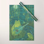 Serenade Of A Frog Wrapping Paper Gallery Image 1