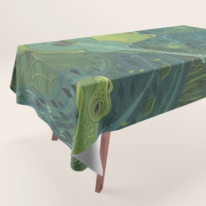 Serenade Of A Frog Tablecloth Gallery Image 1