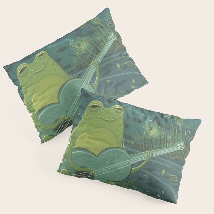 Serenade Of A Frog Pillow Sham Gallery Image 3