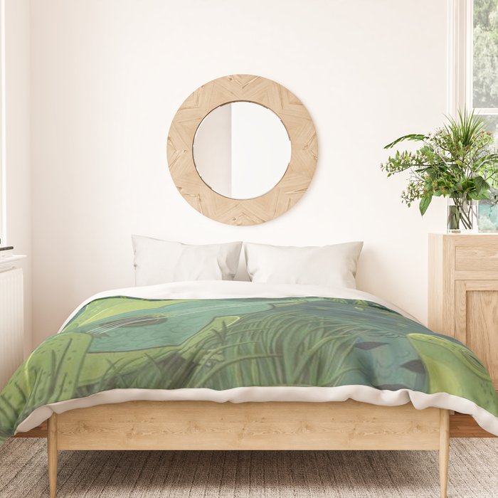 Serenade Of A Frog Duvet Cover Gallery Image 3