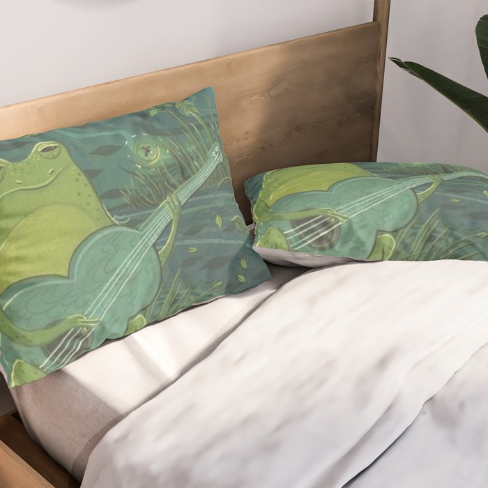 Serenade Of A Frog Pillow Sham Gallery Image 2