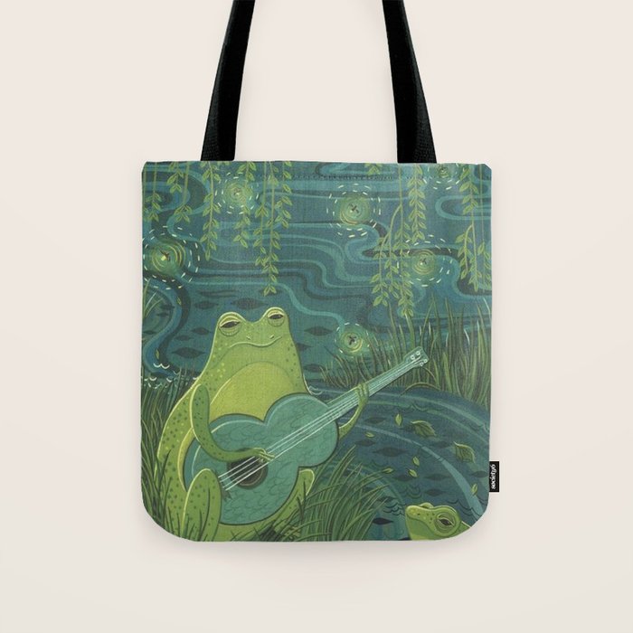 Serenade Of A Frog Tote Bag Gallery Image 1
