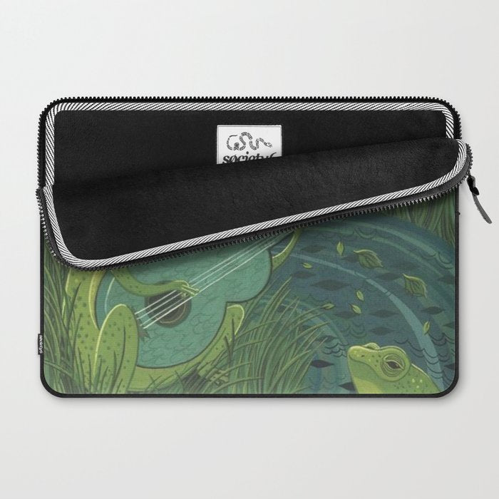Serenade Of A Frog Laptop Sleeve Gallery Image 2
