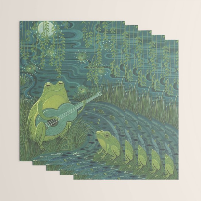 Serenade Of A Frog Wrapping Paper Gallery Image 3