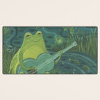 Serenade Of A Frog Desk Mat Gallery Image 3