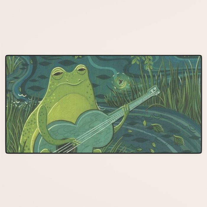 Serenade Of A Frog Desk Mat Gallery Image 3