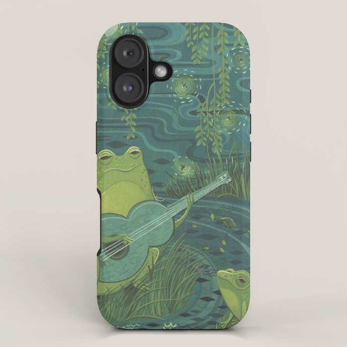 Serenade Of A Frog iPhone Case