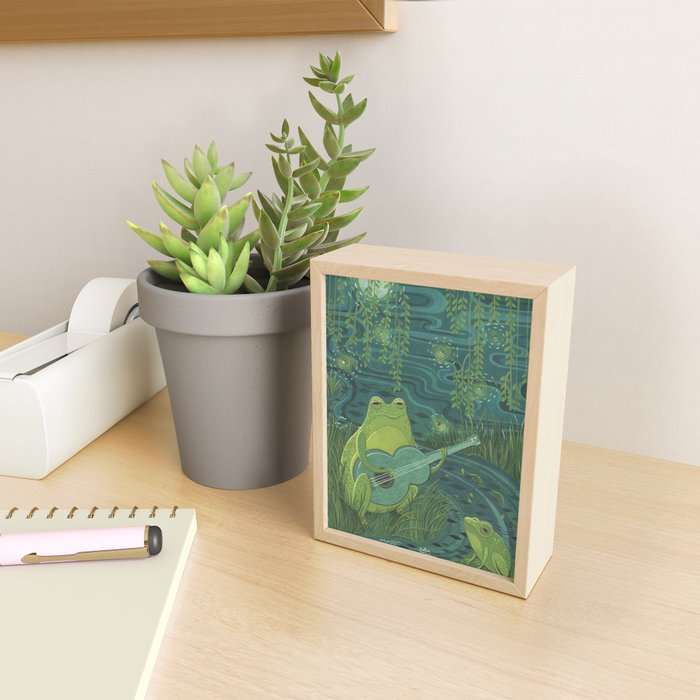 Serenade Of A Frog Mini Art Print Gallery Image 2