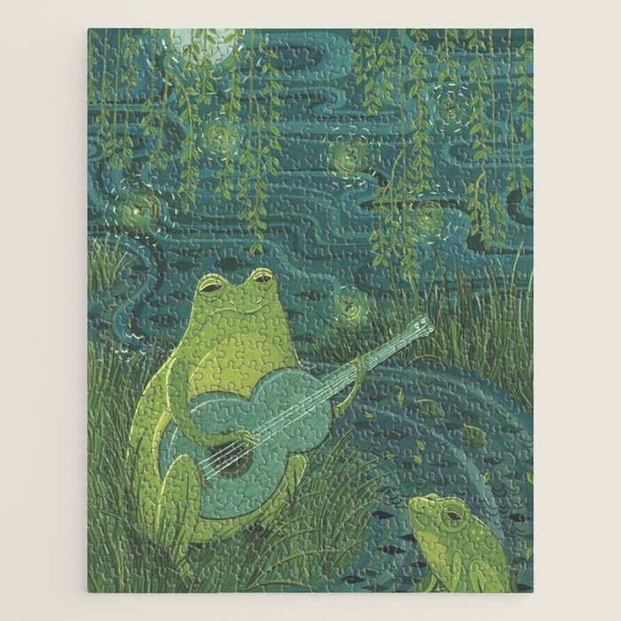 Serenade Of A Frog Jigsaw Puzzle Gallery Image 1
