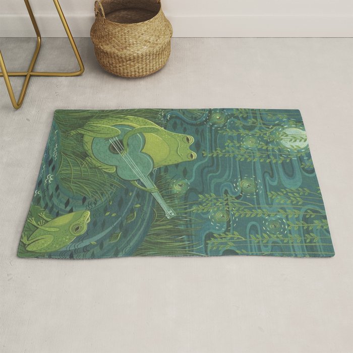 Serenade Of A Frog Rug Gallery Image 1