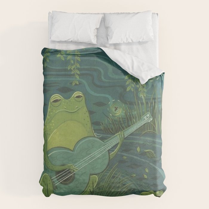 Serenade Of A Frog Duvet Cover Gallery Image 6