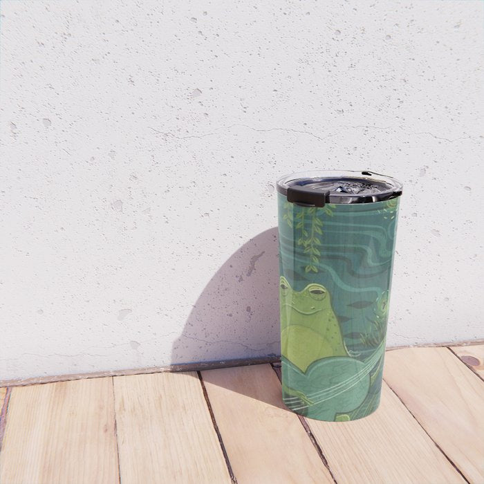 Serenade Of A Frog Travel Mug Gallery Image 4