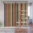 Classic Stripes X - Vintage Neutral Wall Mural Gallery Image 1