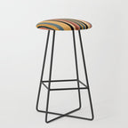 Classic Stripes X - Vintage Neutral Stool Gallery Image 1