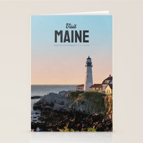 Visit Maine Stationery Card Gallery Image 2