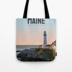 Visit Maine Tote Bag Gallery Image 1